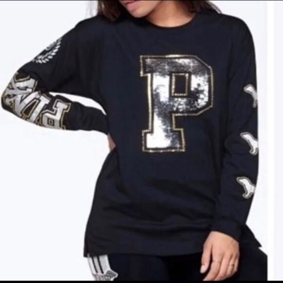 VS PINK BLING PUP SEQUINS OUTFIT SET M - Picture 3 of 13